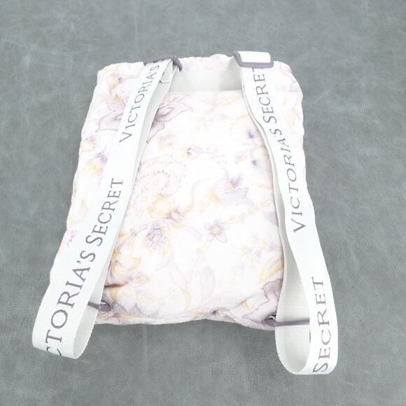 Victoria's Secret Packable Floral Stripe Beach Towel 2 in 1 Backpack Style 62x36 - Picture 6 of 9